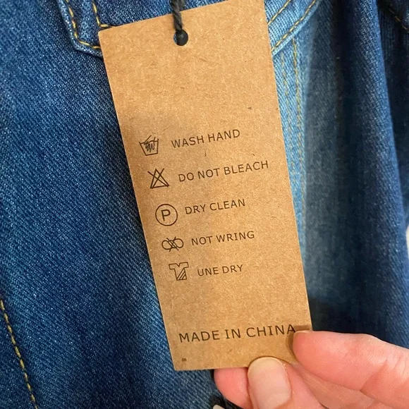 NWT Women’s Blue Denim Vest - Picture 2 of 6